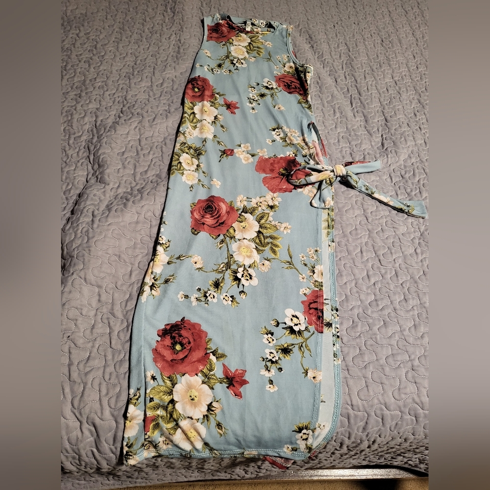 Blue Floral Dress